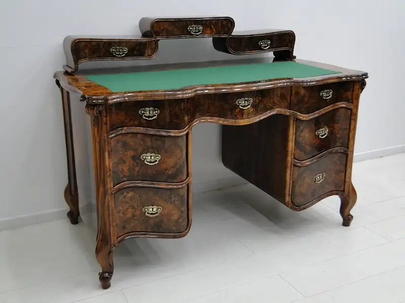 5205D-ORIGINAL BIEDERMEIER Schreibtisch-Biedermeier-Schreibtisch-Schreibmöbel-He 10