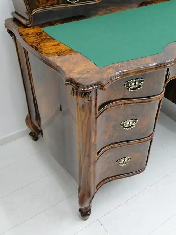 5205D-ORIGINAL BIEDERMEIER Schreibtisch-Biedermeier-Schreibtisch-Schreibmöbel-He 4