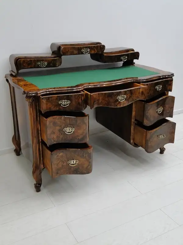5205D-ORIGINAL BIEDERMEIER Schreibtisch-Biedermeier-Schreibtisch-Schreibmöbel-He 5