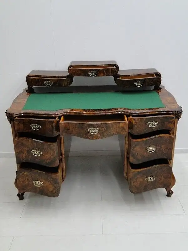 5205D-ORIGINAL BIEDERMEIER Schreibtisch-Biedermeier-Schreibtisch-Schreibmöbel-He 6