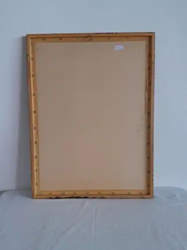 H1333-Aquarell-Stillleben-Gemälde-Bild-Passepartout-signiert-gerahmt-hinter Glas