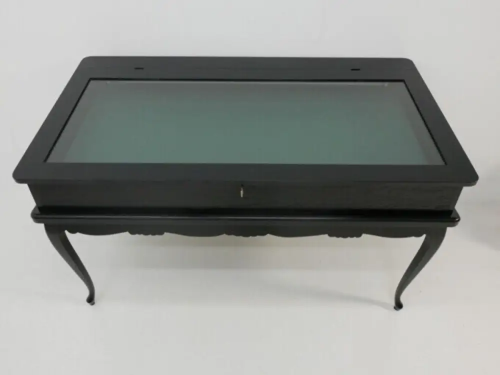 3133-Vitrine-Schaukasten-Jugendstilvitrine-Jugendstilschaukasten-Vitrinentisch- 0