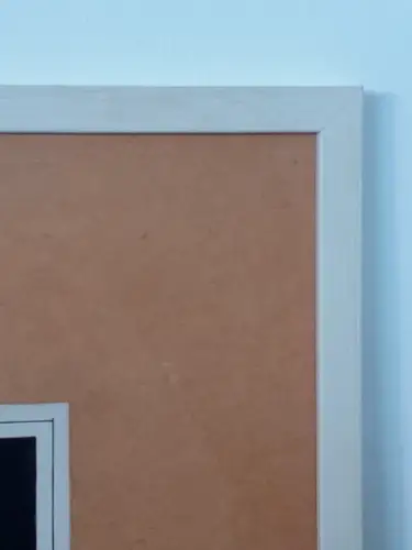 H1162-Bild-Mischtechnik-Moderne Kunst-hinter Glas-Passepartout-signiert-gerahmt-