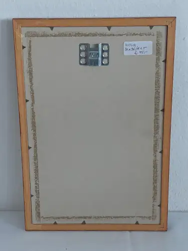 H1419-Farbradierung-signiert-gerahmt-Bild-Gemälde-Stadtbild-Passepartout