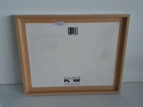 H1429-Aquarell-Bild-Gemälde-abstrakte Malerei-gerahmt-Passepartout