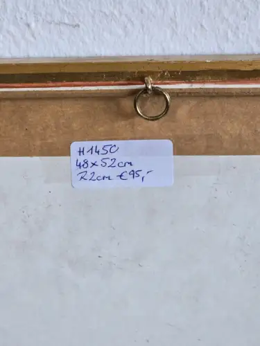 H1450-Bleistiftzeichnung-Kleinkind-Portrait-datiert-signiert-gerahmt-Bild