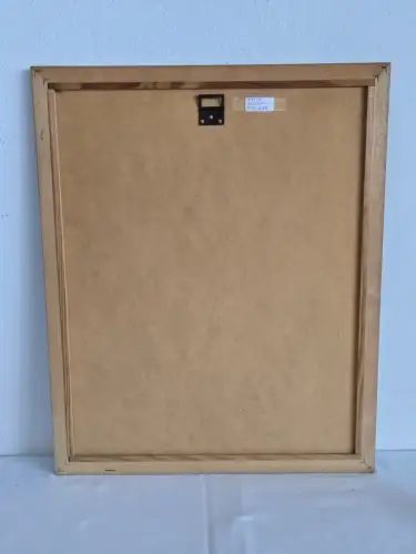 H1451-Kunstdruck-Bild-"Zärtlichkeit"-signiert-gerahmt-nummeriert-hinter Glas