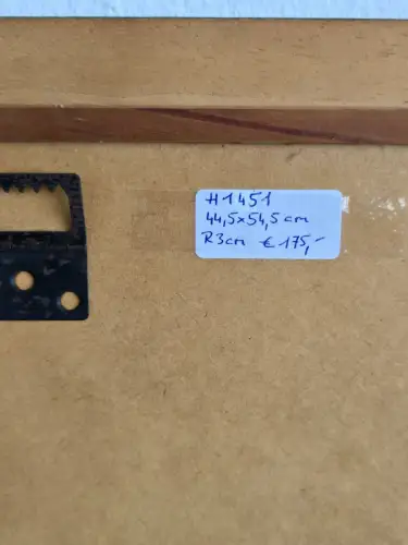 H1451-Kunstdruck-Bild-"Zärtlichkeit"-signiert-gerahmt-nummeriert-hinter Glas
