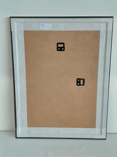 H861-Aquarell-Landschaftsbild-Gemälde-Bild-signiert-gerahmt-datiert-Passepartout