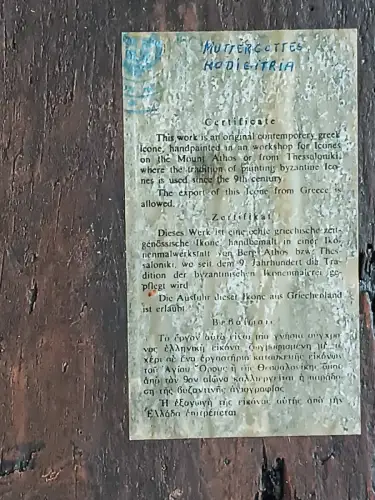 H178-Ikone-Heiligenbild-Ikone auf Holz-Bild-Gemälde