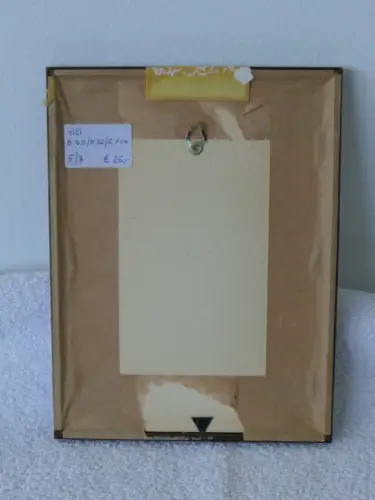 H81-Bild-Farbradierung-Gemälde-Wien-Stadtbild-signiert-gerahmt-hinter Glas