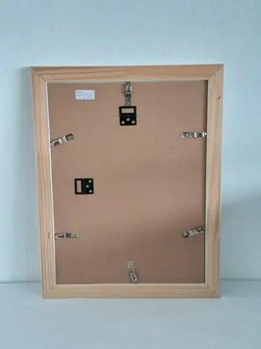 H771-Tierbild-Druck-Vogelbild-Pfau-gerahmt-hinter Glas-Passepartout