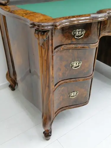 5205D-ORIGINAL BIEDERMEIER Schreibtisch-Biedermeier-Schreibtisch-Schreibmöbel-He