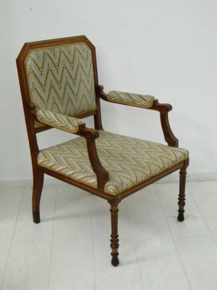 5584-Biedermeiersessel-Imperialstil-Armlehnenstuhl-Fauteuil-Imperialstilstuhl-Se 3