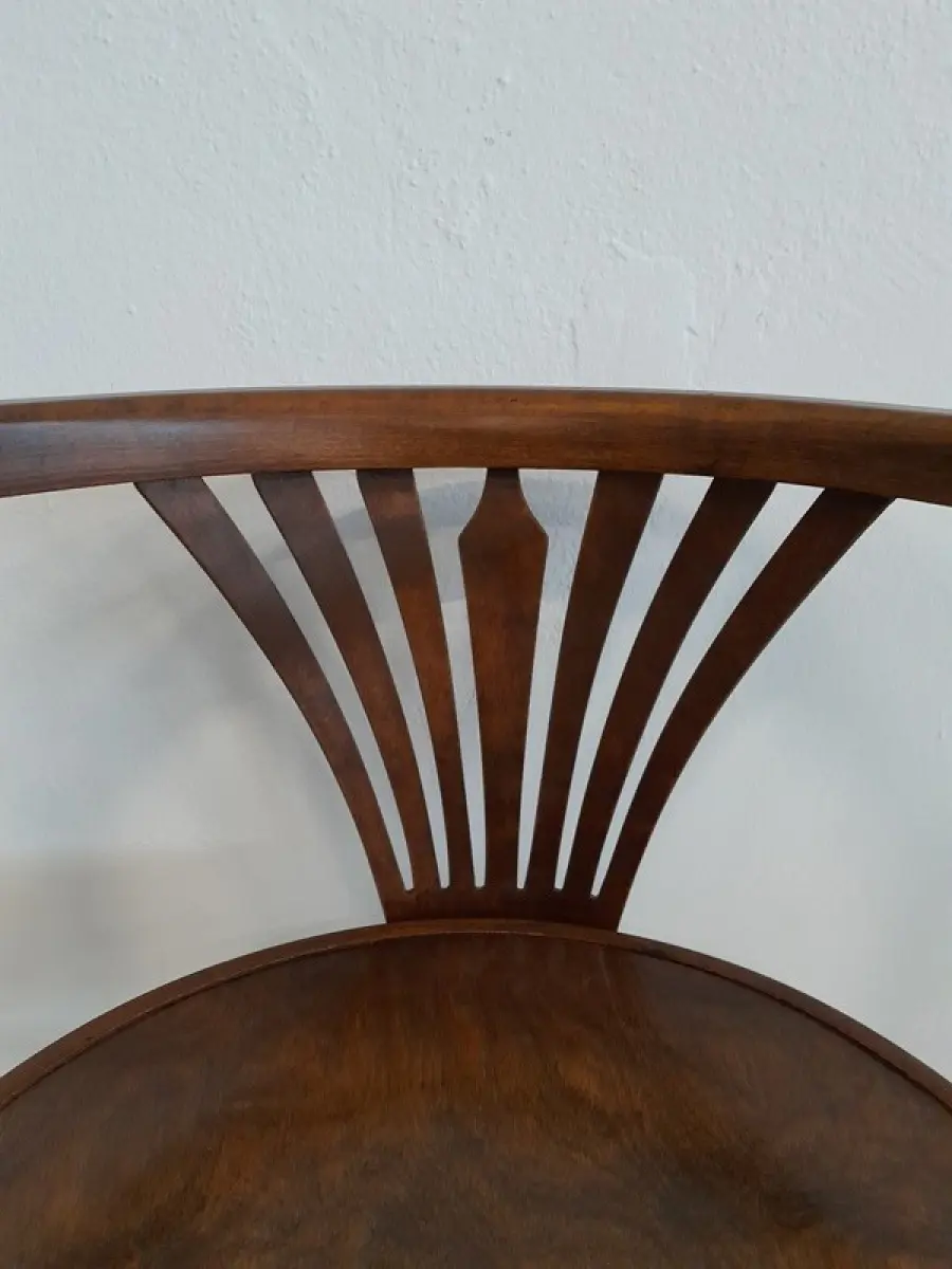 H61483-Bugholzsessel-Jugendstil-Stuhl-Fischel-Sessel-Sitzmöbel-Bugholz 2