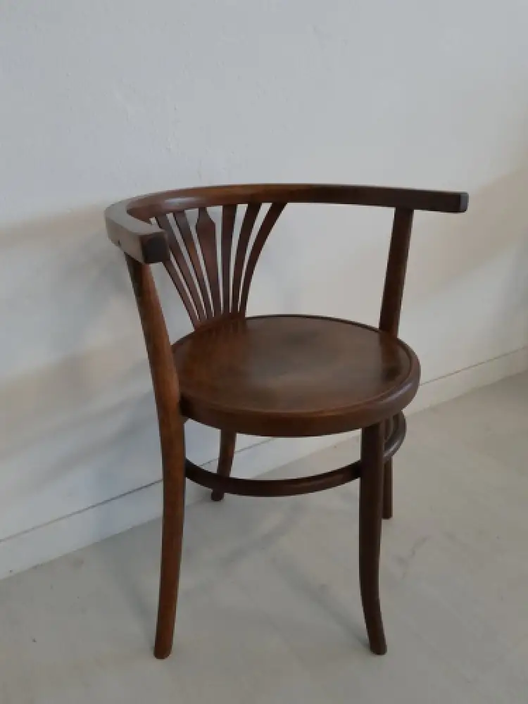 H61483-Bugholzsessel-Jugendstil-Stuhl-Fischel-Sessel-Sitzmöbel-Bugholz 3