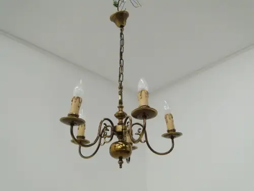 5261D-Luster-Deckenleuchte-Kronleuchter-Lüster-Messingluster-Messinglampe-Lampe