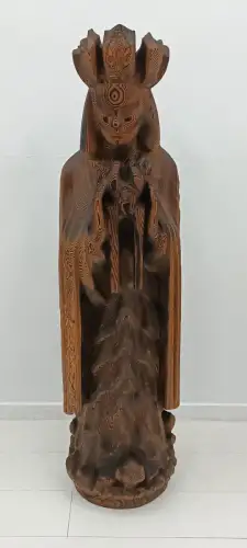 7303-geschnitzte Holzfigur-Figur-Skulptur-130 cm hoch geschnitzte Figur-Schnitze