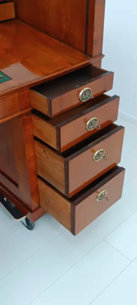 7304-Biedermeierschreibtisch-Rollladenschreibtisch-sehr großer Schreibtisch-Bied 10