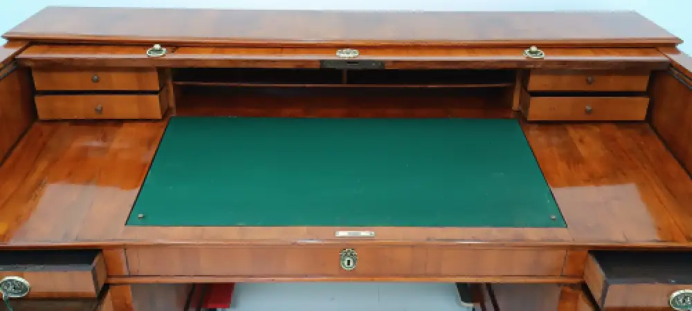 7304-Biedermeierschreibtisch-Rollladenschreibtisch-sehr großer Schreibtisch-Bied 11
