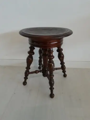 H61496-Historismus-Hocker-Salonhocker-Klavierhocker-Sitzmöbel