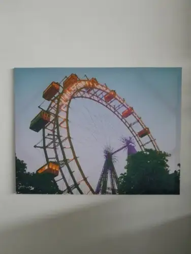 H1562-Druck-Bild-Gemälde-Riesenrad-Wien