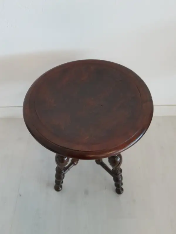 H61496-Historismus-Hocker-Salonhocker-Klavierhocker-Sitzmöbel 4