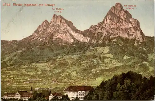Kloster Ingenbohl mit Schwyz -412234