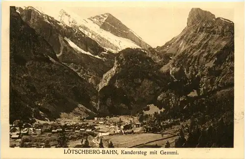 Kandersteg - Lötschberg-Bahn -412254