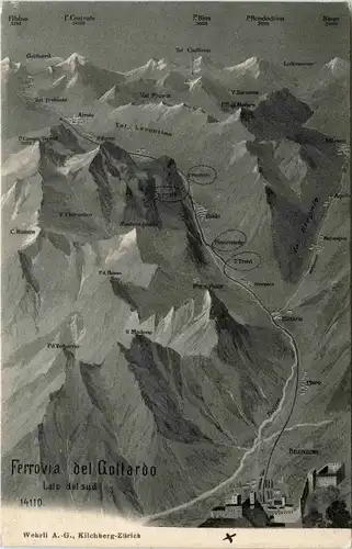 Ferrovia del Gottardo - Bellinzona Faido Airolo -412168