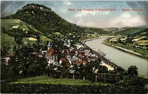 Stadt und Festung Königstein -37912