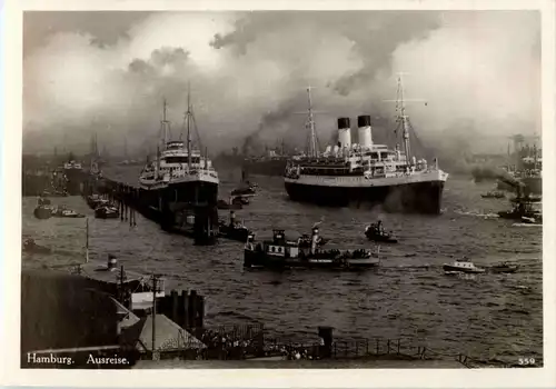 Hamburg Hafen - Ausreise -38596