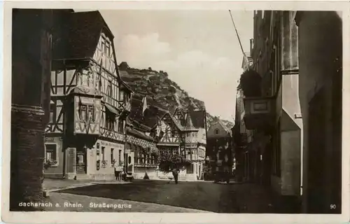 Bacharach am Rhein - Strassenpartie -37818