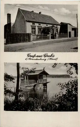 Gruss aus Grebs bei Brandenburg Havel - Kloster Lehnin -37436