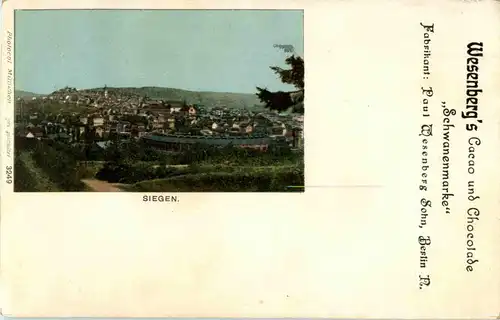 Siegen - Werbung Wesenberg Cacao und Chocolade -38279