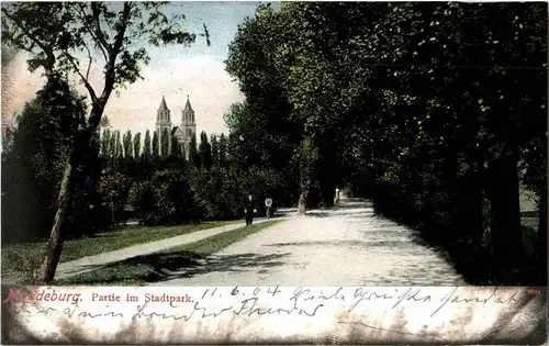 Magdeburg - Partie im Stadtpark -37920