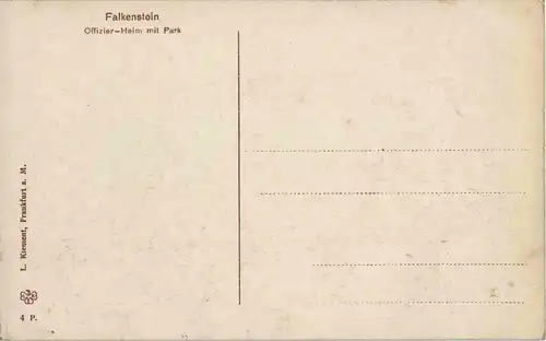 Falkenstein - Offizier-Heim mit Park -37278