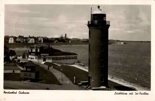 Nordseebad Cuxhaven - Leuchtturm mit See-Pavillon -38106