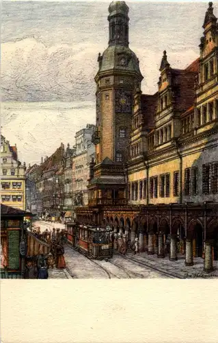 Leipzig - Das alte Rathaus -38126