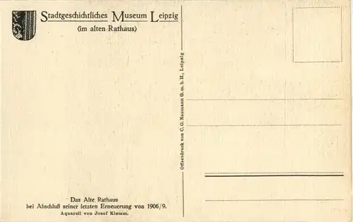 Leipzig - Das alte Rathaus -38126