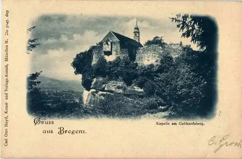 Gruss aus Bregenz - Kapelle am Gebhardsberg -39006