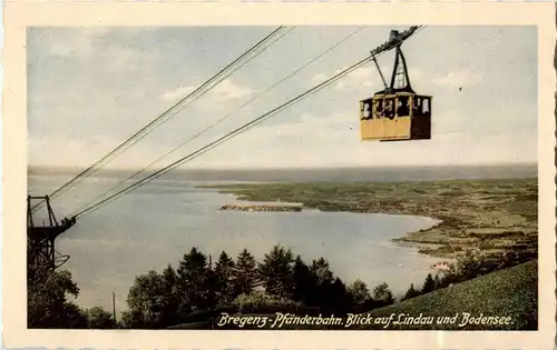 Bregenz - Pfänderbahn - Blick auf Lindau -38880