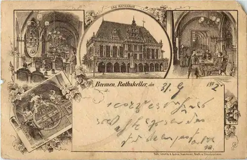 Bremen Ratskeller - Vorläufer 1892 -39684