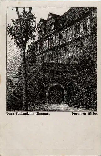 Burg Falkenstein - Künstler Dorothea Milde -38022