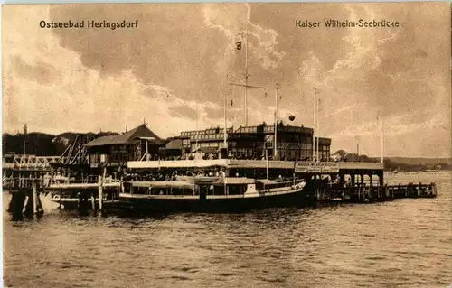 Ostseebad Heringsdorf - Kaiser Wilhelm Seebrücke -38104