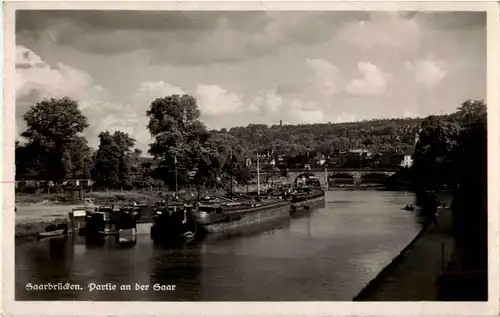 Saarbrücken - Partie an der Saar -38124