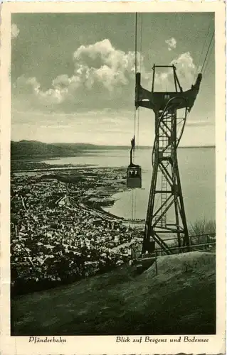 Bregenz - Pfänderbahn - Blick auf Bregenz -38882