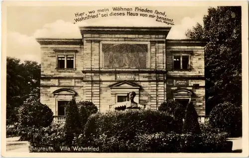 Bayreuth - Villa Wahnfried Wagner Wohnhaus -38174