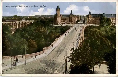 Luxembourg - Avenue et Pont Adolphe -50344