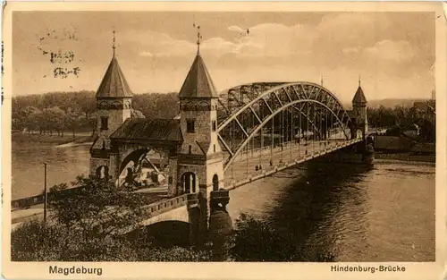 Magdeburg - Hindenburg-Brücke -39840